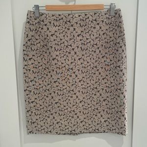 Leaf Patterned Skirt